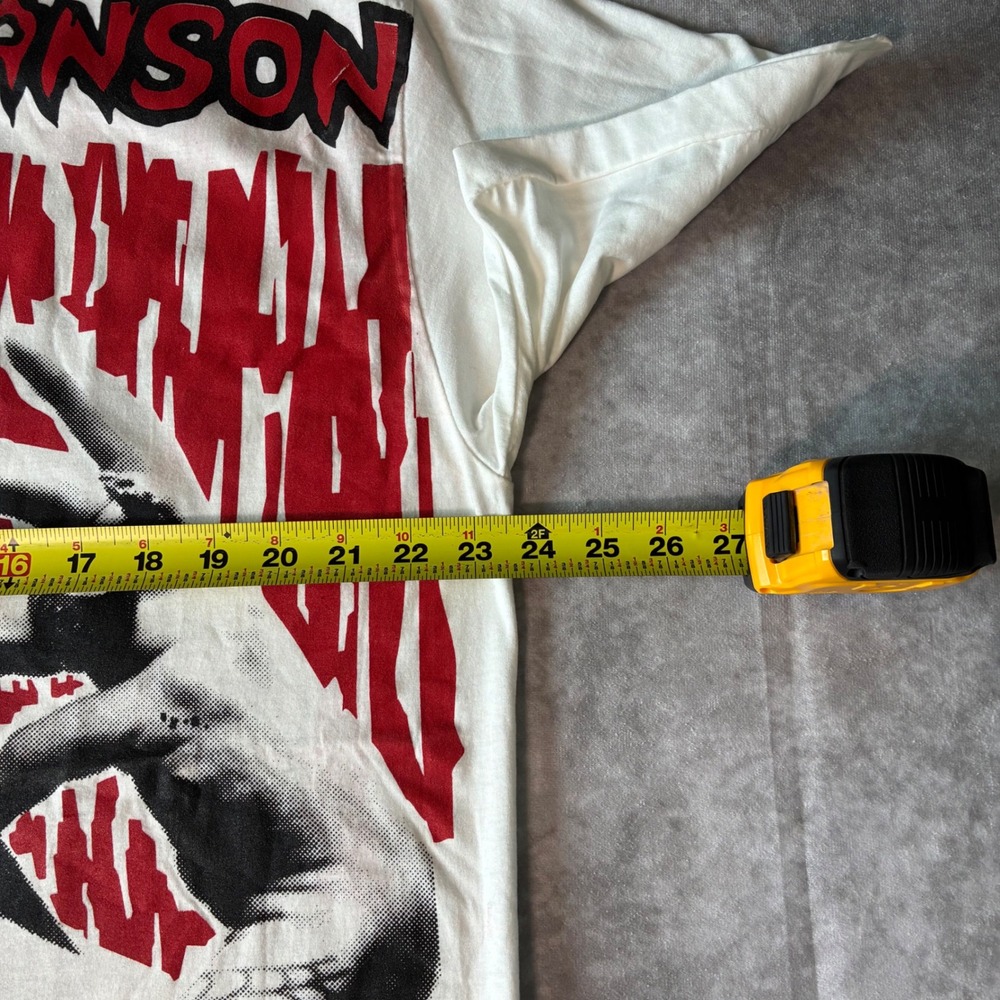 Marilyn Manson AOP T-Shirt XL Graphic Band Tee Modern Reprint Single Stitch - Picture 4 of 6